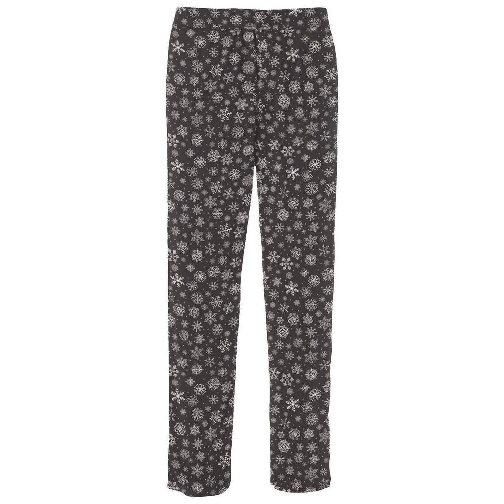 NEW KICKEE men's pajama pants in chalkboard snowflakes